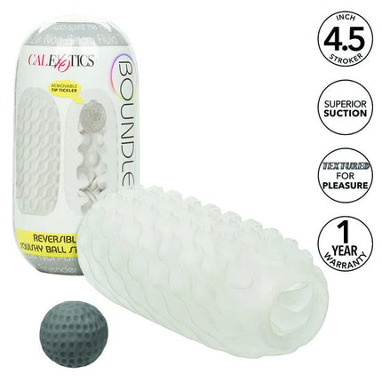 CALEXOTICS - BOUNDLESS REVERSIBLE SQUISHY BALL STROKE GELB - Ei-Masturbator