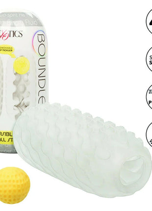 CALEXOTICS - BOUNDLESS REVERSIBLE SQUISHY BALL STROKE GRAU - Ei-Masturbator