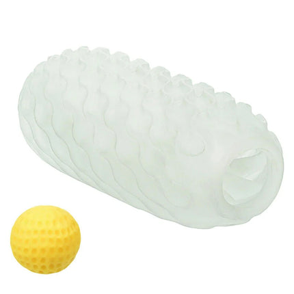 CALEXOTICS - BOUNDLESS REVERSIBLE SQUISHY BALL STROKE GRAU - Ei-Masturbator