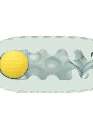 CALEXOTICS - BOUNDLESS REVERSIBLE SQUISHY BALL STROKE GRAU - Ei-Masturbator