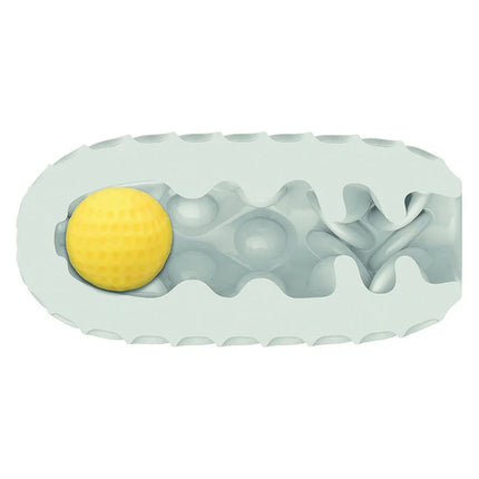 CALEXOTICS - BOUNDLESS REVERSIBLE SQUISHY BALL STROKE GRAU - Ei-Masturbator