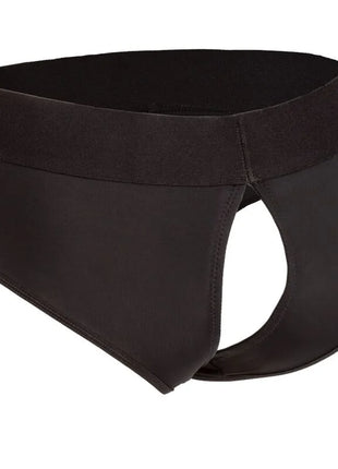 Calexotics boundless rückenloser slip in schwarz mit elastischem bund aus glattem, dehnbarem material in größe xxl/xxxl