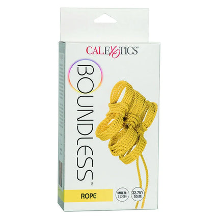 Calexotics boundless seil 10m gelb gelbes seil in weißer verpackung mit produktdetails