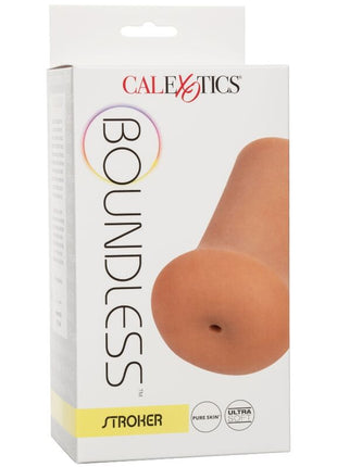 Calexotics boundless stroker karamell in pfirsichfarbenem ultrasoftem silikon für intensives training