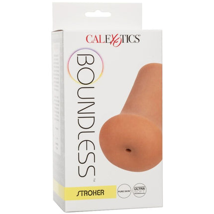 Calexotics boundless stroker karamell in pfirsichfarbenem ultrasoftem silikon für intensives training
