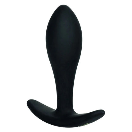 Calexotics Boundless teardrop Plug schwarzer Silikon-Analplug mit glattem, konischem Design und gebogener Basis