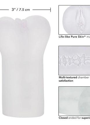 CALEXOTICS - BOUNDLESS VULVA STROKER TRANSPARENT