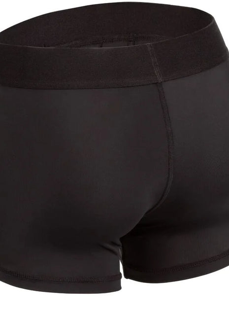 Calexotics boxer-gurt l/xl schwarze sportliche briefs aus glattem formbeständigem stoff mit elastischem bund