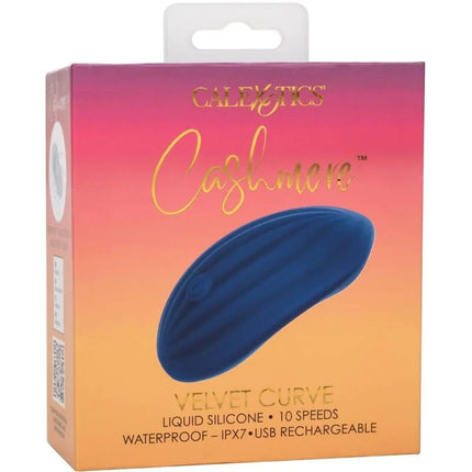 Blaues liquid silikon samt curve von calexotics mit 10 geschwindigkeiten, wasserdicht und usb wiederaufladbar