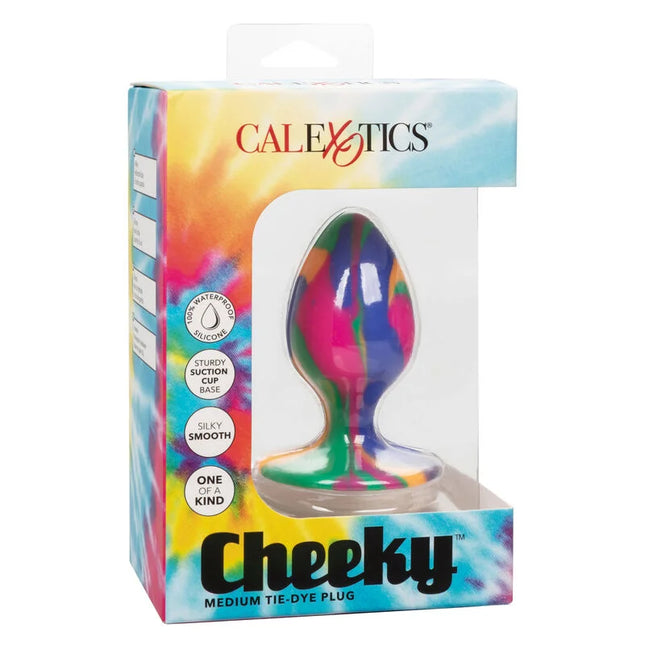 CALEXOTICS - CHEEKY MEDIUM TIE-DYE PLUG ANAL - Analplug