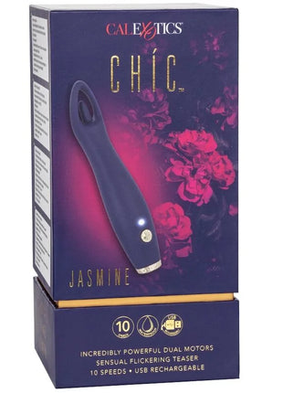 Navy blaue calexotics chic jasmine dual motor teaser mit silberner akzent und led licht für 10 geschwindigkeiten