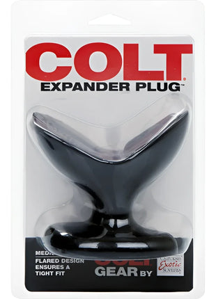 Schwarzer kunststoff colt expander stecker mit verbreitertem v-förmigem design von calexotics