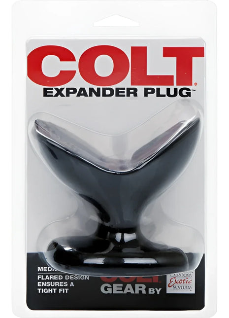 Schwarzer kunststoff colt expander stecker mit verbreitertem v-förmigem design von calexotics