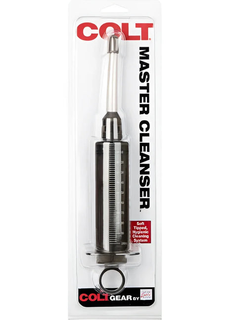 Calexotics colt vibro cleanse smoke ein edler edelstahl spritzenreiniger mit messskala und weicher ergonomischer spitze