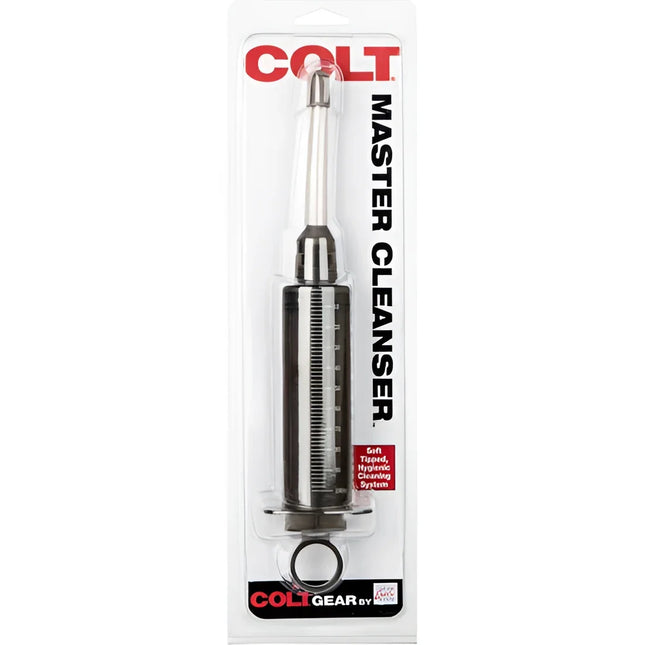 Calexotics colt vibro cleanse smoke ein edler edelstahl spritzenreiniger mit messskala und weicher ergonomischer spitze