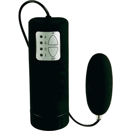 Schwarzer Silikon Vibrator mit Steuergerät und Kabel von Calexotics Colt wasserdichtes power-bullet