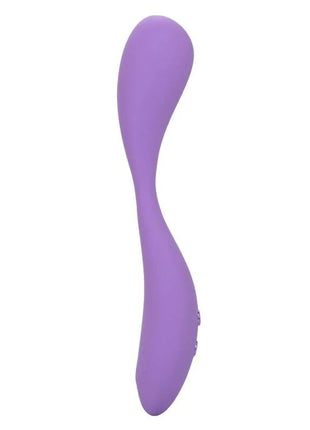 Calexotics contour demi violet silikon vibratory wand in lila mit glattem, gebogenem design und dezenten tasten