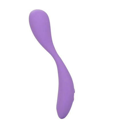 Calexotics contour demi violet violetter silikon vibrator mit glattem, geschwungenem design und dezenten tasten