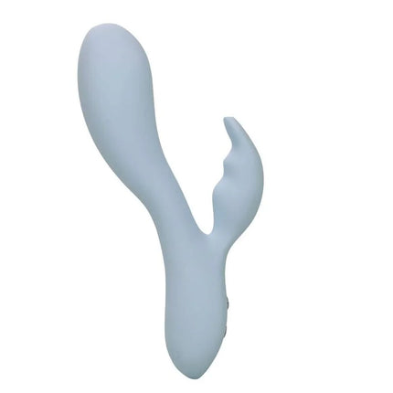 CaleXotics contour kali blau ein schlankes hellblaues silikon-doppelendes erotikspielzeug mit ergonomischem design