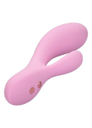 Rosa silikon vibrierender Kaninchenförmiger vibrator mit roségold bedienknöpfen von CalExotics contour zoie rosa