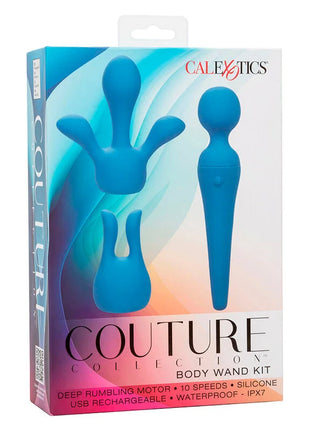 Blue silikon körper wand kit von calexotics mit 10 vibrationsstufen für vielseitige anwendung