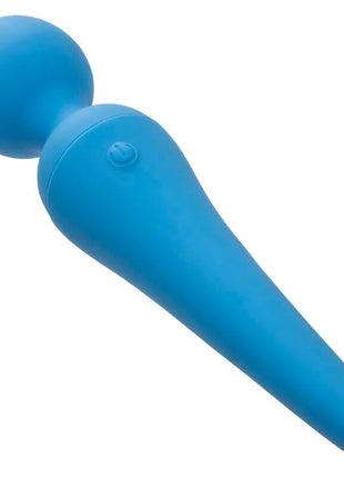 Calexotics couture kit vibratorstab blau aus silikon mit rundem kopf und verjüngtem griff für vielseitigen gebrauch