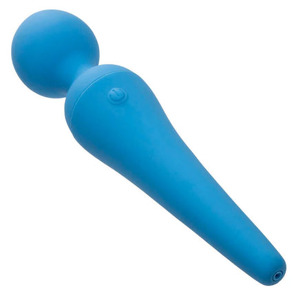 Calexotics couture kit vibratorstab blau aus silikon mit rundem kopf und verjüngtem griff für vielseitigen gebrauch