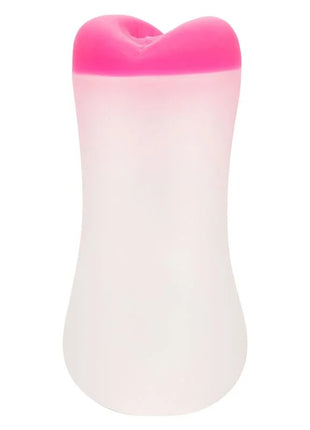 CaleXotics der greifer deep ass grip pinker und durchsichtiger silikonspielzeug mit herzförmiger spitze