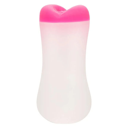CaleXotics der greifer deep ass grip pinker und durchsichtiger silikonspielzeug mit herzförmiger spitze