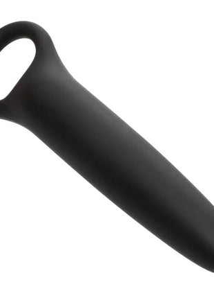 Calexotics dilator-trio schwarzer silikonflaschenöffner mit glattem rundem griff und langem körper