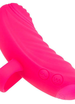 Vibranter rosa silikon handmassager mit rollball und zwei bedientasten von CALEXOTICS mit 7 vibrationen