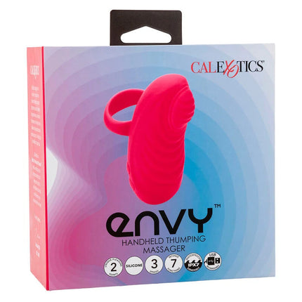 Rosa silikon handmassager von calexotics mit rollball und 7 vibrationsmodi für entspannende massagesessions