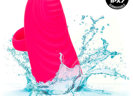 Calexotics envy handmassager rosa silikon mit rollball 7 vibrationen und texturierten rillen wasserdicht