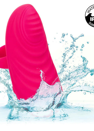 Calexotics envy handmassager rosa silikon mit rollball 7 vibrationen und texturierten rillen wasserdicht