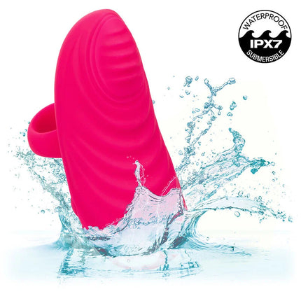 Calexotics envy handmassager rosa silikon mit rollball 7 vibrationen und texturierten rillen wasserdicht