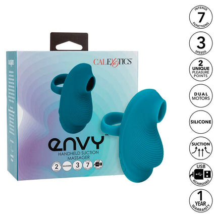 Teal silikon handmassager kalt calexotics envy handrolling ball massager mit dual motoren usb wiederaufladbar und 7 vibrationen