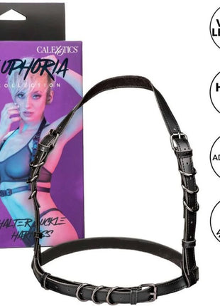 CALEXOTICS – Euphoria Halfter-Schnallengeschirr Schwarz - Damen Körpergeschirre