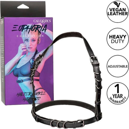 CALEXOTICS – Euphoria Halfter-Schnallengeschirr Schwarz - Damen Körpergeschirre