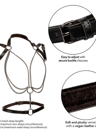 CALEXOTICS - EUPHORIA MULTICHAIN HALTER HARNESS PREMIUM