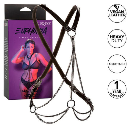 CALEXOTICS – Euphoria Multichain Harness Premium Schwarz - Damen Körpergeschirre