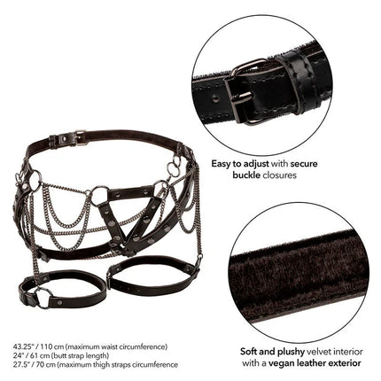 CALEXOTICS - EUPHORIA MULTICHAIN OBERSCHENKELHARNESS PREMIUM