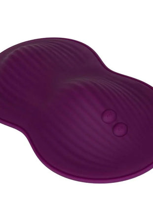 Purple silikon ergonomisches mauspad mit texturierten rillen und zwei runden tasten calexotics fernbedienung dual rider