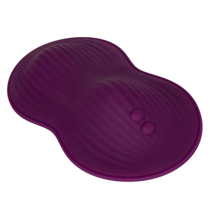 Purple silikon ergonomisches mauspad mit texturierten rillen und zwei runden tasten calexotics fernbedienung dual rider