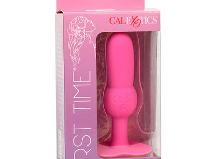 Pink calexotics first time anal plug mit perlensonde 10 vibrationen rosa in originalverpackung