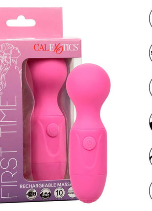 CALEXOTICS - FIRST TIME WIEDERAUFLADBARER MASSAGER 10 VIBRATIONEN ROSA