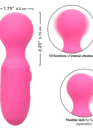 CALEXOTICS - FIRST TIME WIEDERAUFLADBARER MASSAGER 10 VIBRATIONEN ROSA