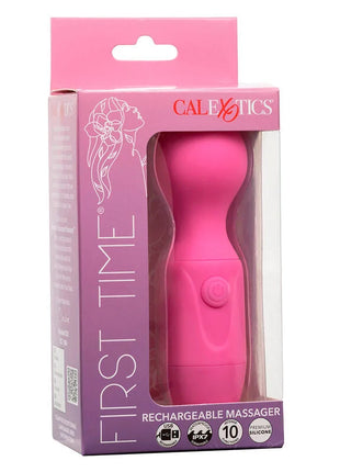 CALEXOTICS - FIRST TIME WIEDERAUFLADBARER MASSAGER 10 VIBRATIONEN ROSA
