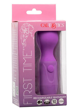 CALEXOTICS - FIRST TIME WIEDERAUFLADBARES MASSAGERÄT 10 VIBRATIONEN LILA