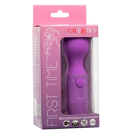 CALEXOTICS - FIRST TIME WIEDERAUFLADBARES MASSAGERÄT 10 VIBRATIONEN LILA