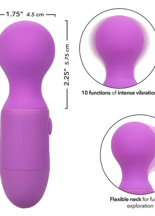 CALEXOTICS - FIRST TIME WIEDERAUFLADBARES MASSAGERÄT 10 VIBRATIONEN LILA